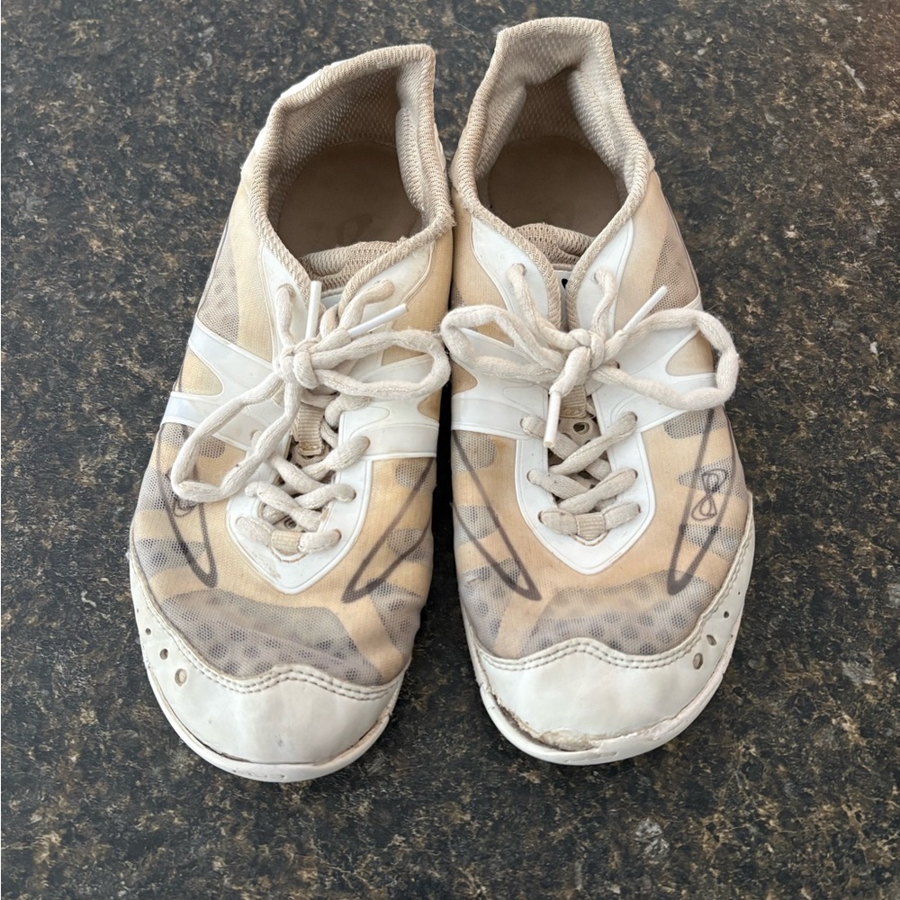 Women's White Infinity Cheerleading Sneakers - Worn